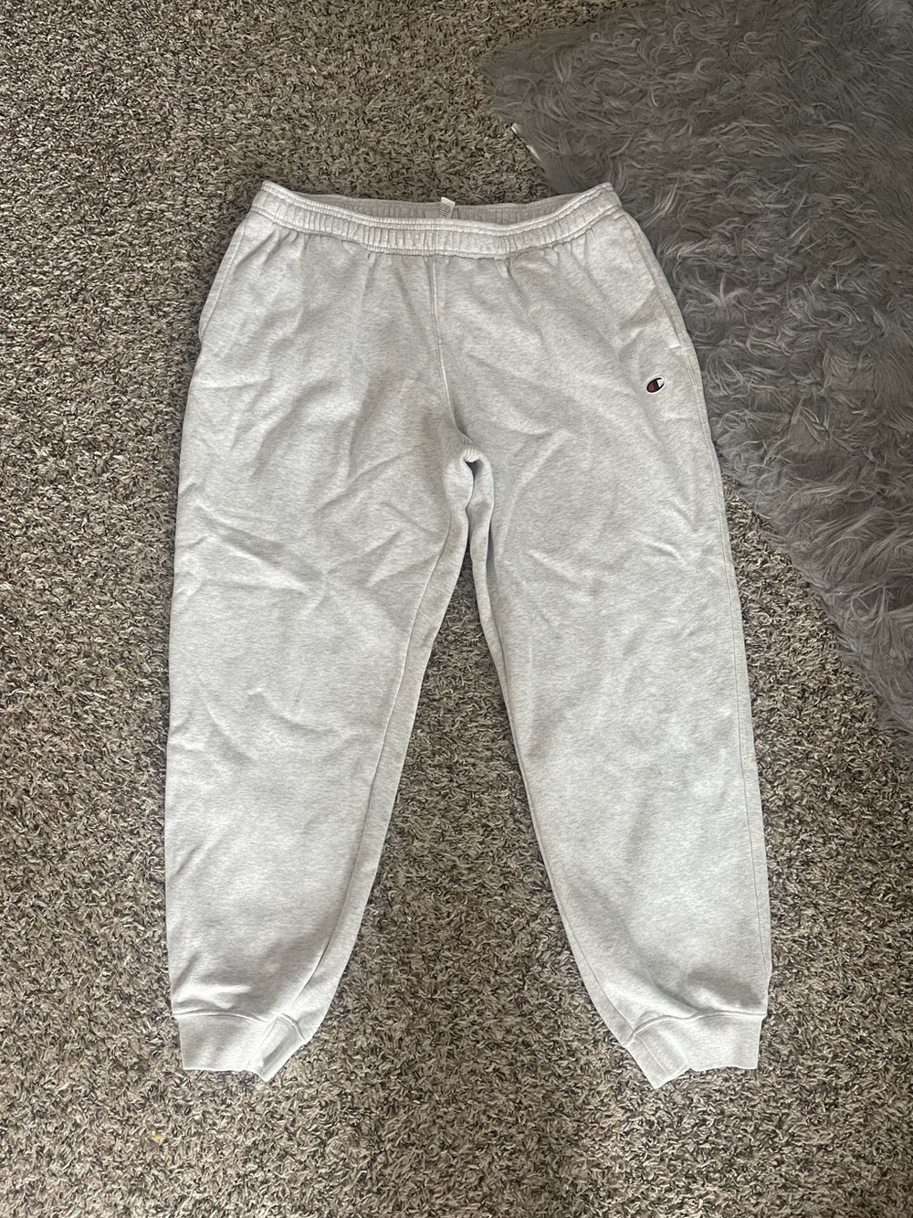 Champion Men’s Gray Fleece Jogger Pants